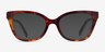 Coach HC6290U Walnut Tortoise Matériaux biosourcésMontures de lunettes de vue d'EyeBuyDirect, Avec des Verres Teintés