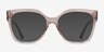 Vogue Eyewear VO5691 Transparent Brown PlastiqueMontures de lunettes de vue d'EyeBuyDirect, Avec des Verres Teintés