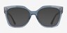 Vogue Eyewear VO5691 Transparent Azure PlasticEyeglass Frames from EyeBuyDirect, with Tinted Lenses