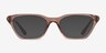 Vogue Eyewear VO5698 Transparent Brown PlasticEyeglass Frames from EyeBuyDirect, with Tinted Lenses