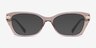 Vogue Eyewear VO5704B Transparent Brown PlasticEyeglass Frames from EyeBuyDirect, with Tinted Lenses