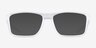 Oakley Rafter Matte Clear PlasticEyeglass Frames from EyeBuyDirect, with Tinted Lenses