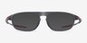Oakley Neomata Satin Gray Smoke PlastiqueMontures de lunettes de vue d'EyeBuyDirect, Avec des Verres Teintés