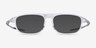 Oakley Neomata Polished Clear PlasticEyeglass Frames from EyeBuyDirect, with Tinted Lenses