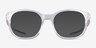 Oakley Neoture Polished Clear PlastiqueMontures de lunettes de vue d'EyeBuyDirect, Avec des Verres Teintés