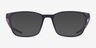 Oakley Thinboard Satin Gray Smoke PlastiqueMontures de lunettes de vue d'EyeBuyDirect, Avec des Verres Teintés