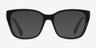 Swarovski SK2008 Noir AcétateMontures de lunettes de vue d'EyeBuyDirect, Avec des Verres Teintés