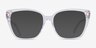 Michael Kors MK4110U Avila Clear Transparent Alternative MaterialsEyeglass Frames from EyeBuyDirect, with Tinted Lenses