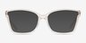 Michael Kors MK4058 Caracas Transparent MetalEyeglass Frames from EyeBuyDirect, with Tinted Lenses
