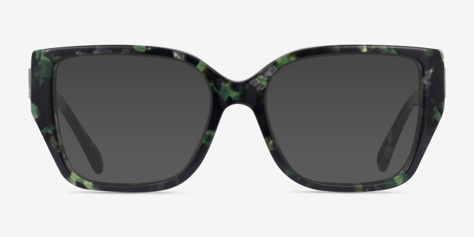 Michael Kors MK4115U Castello Amazon Green Tortoise AcétateMontures de lunettes de vue d'EyeBuyDirect, Avec des Verres Teintés