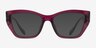 Michael Kors MK4149U Puglia Berry Transparent PlasticEyeglass Frames from EyeBuyDirect, with Tinted Lenses