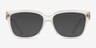 Michael Kors MK4117U Birmingham Transparent Éco-responsableMontures de lunettes de vue d'EyeBuyDirect, Avec des Verres Teintés