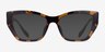 Michael Kors MK4149U Puglia Écaille Noire PlastiqueMontures de lunettes de vue d'EyeBuyDirect, Avec des Verres Teintés