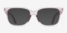 Emporio Armani EK3006 Shiny Transparent Pink PlastiqueMontures de lunettes de vue d'EyeBuyDirect, Avec des Verres Teintés