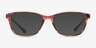 Emporio Armani EA3099 Shiny Striped Pink AcétateMontures de lunettes de vue d'EyeBuyDirect, Avec des Verres Teintés