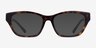 Emporio Armani EA3223U Shiny Tortoise AcétateMontures de lunettes de vue d'EyeBuyDirect, Avec des Verres Teintés
