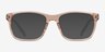 Armani Exchange AX3114F Shiny Transparent Brown PlasticEyeglass Frames from EyeBuyDirect, with Tinted Lenses