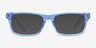 Armani Exchange AX3115F Shiny Transparent Blue AcetateEyeglass Frames from EyeBuyDirect, with Tinted Lenses