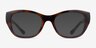Vogue Eyewear VO5569 Écaille Noire PlastiqueMontures de lunettes de vue d'EyeBuyDirect, Avec des Verres Teintés
