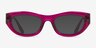 Vogue Eyewear VO5610B Transparent Fuchsia PlastiqueMontures de lunettes de vue d'EyeBuyDirect, Avec des Verres Teintés