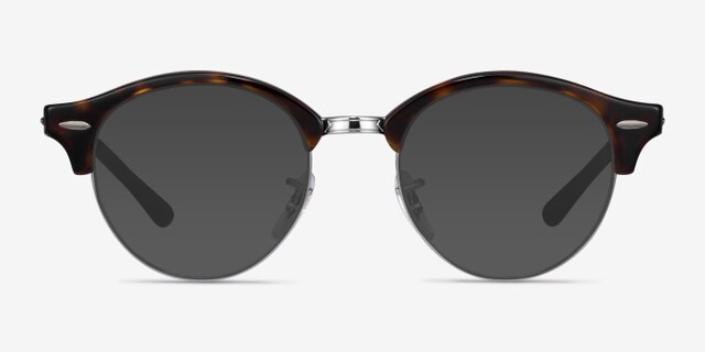 Ray-Ban RB4246V Clubround Tortoise Acetate-metalEyeglass Frames from EyeBuyDirect, with Tinted Lenses