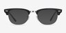 Ray-Ban RB5154 Clubmaster Black Acetate-metalEyeglass Frames from EyeBuyDirect, with Tinted Lenses