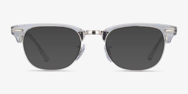 Ray-Ban RB5154 Clubmaster Clear Acetate-metalEyeglass Frames from EyeBuyDirect, with Tinted Lenses