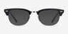 Ray-Ban RB5154 Clubmaster Black Acetate-metalEyeglass Frames from EyeBuyDirect, with Tinted Lenses