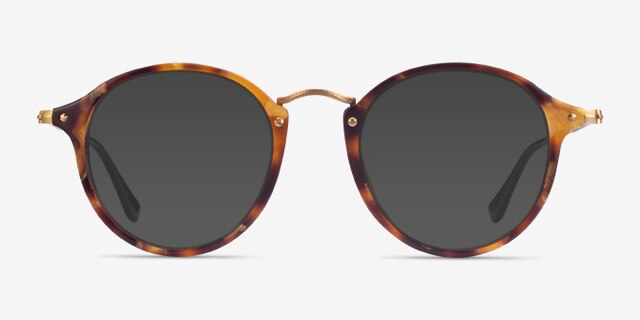 Ray-Ban RB2447V Tortoise Acetate-metalEyeglass Frames from EyeBuyDirect, with Tinted Lenses