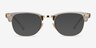 Ray-Ban RB5154 Clubmaster Gold Transparent Acetate-metalEyeglass Frames from EyeBuyDirect, with Tinted Lenses
