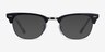 Ray-Ban RB5154 Clubmaster Black Multicolor Acetate-metalMontures de lunettes de vue d'EyeBuyDirect, Avec des Verres Teintés