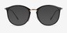 Ray-Ban RB7140 Black Gold Plastic-metalEyeglass Frames from EyeBuyDirect, with Tinted Lenses
