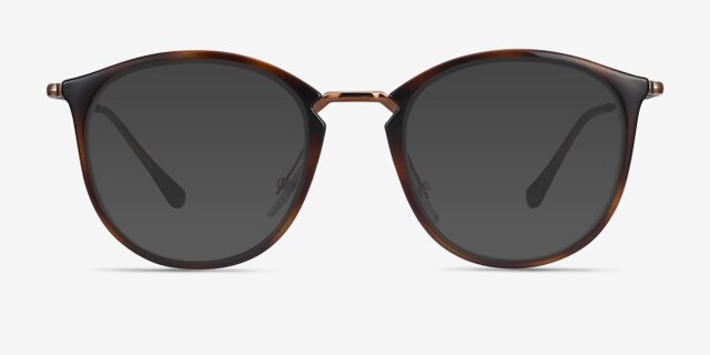 Ray-Ban RB7140 Tortoise Bronze Plastic-metalEyeglass Frames from EyeBuyDirect, with Tinted Lenses