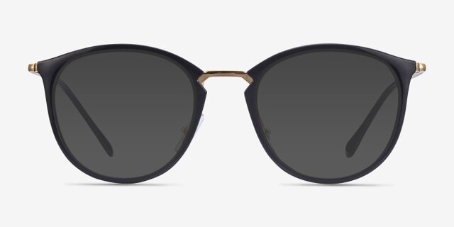 Ray-Ban RB7140 Black Gold Plastic-metalEyeglass Frames from EyeBuyDirect, with Tinted Lenses