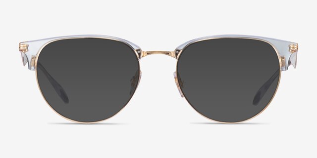 Ray-Ban RB6396 Clear Gold AcetateEyeglass Frames from EyeBuyDirect, with Tinted Lenses