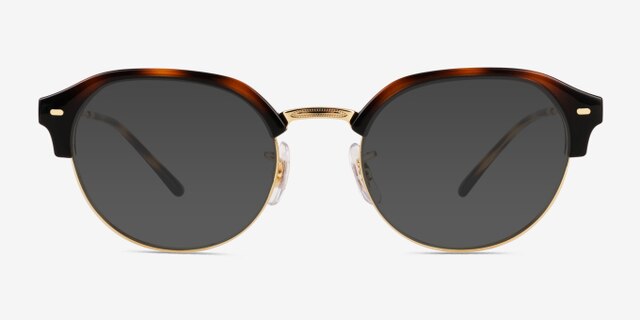 Ray-Ban RB7229 Tortoise MetalEyeglass Frames from EyeBuyDirect, with Tinted Lenses