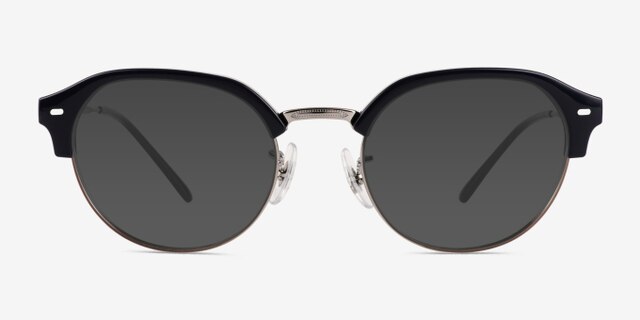 Ray-Ban RB7229 Dark Blue MetalEyeglass Frames from EyeBuyDirect, with Tinted Lenses