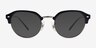 Ray-Ban RB7229 Dark Blue MetalEyeglass Frames from EyeBuyDirect, with Tinted Lenses