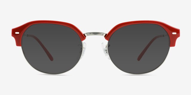 Ray-Ban RB7229 Red MetalEyeglass Frames from EyeBuyDirect, with Tinted Lenses