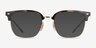 Ray-Ban RB7216 New Clubmaster Tortoise Gold PlasticEyeglass Frames from EyeBuyDirect, with Tinted Lenses