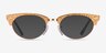 Ray-Ban RB3946V Shiny Gold AcetateEyeglass Frames from EyeBuyDirect, with Tinted Lenses