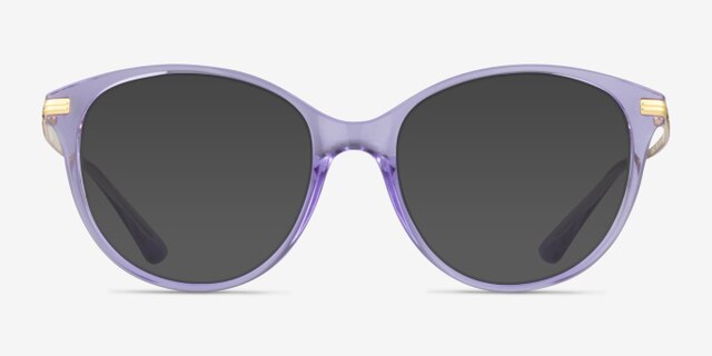 Vogue Eyewear VO5423 Transparent Purple MetalEyeglass Frames from EyeBuyDirect, with Tinted Lenses