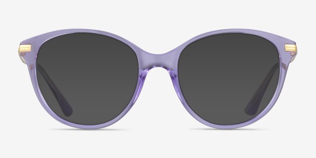 Vogue Eyewear VO5423 Transparent Violet MetalEyeglass Frames from EyeBuyDirect, with Tinted Lenses