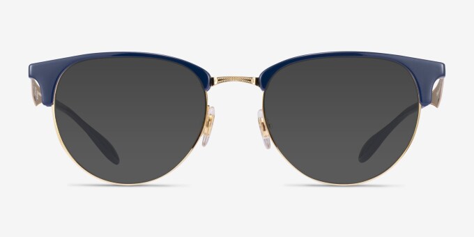 Ray-Ban RB6396 - Browline Black Gold Frame Eyeglasses