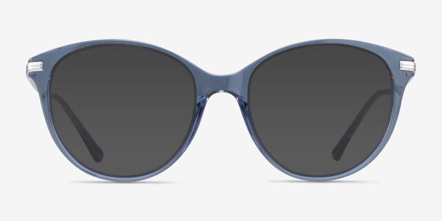 Vogue Eyewear VO5423 Clear Blue Silver MetalEyeglass Frames from EyeBuyDirect, with Tinted Lenses