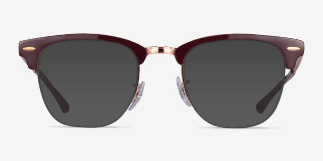 Ray-Ban RB3716VM Dark Purple MetalEyeglass Frames from EyeBuyDirect, with Tinted Lenses