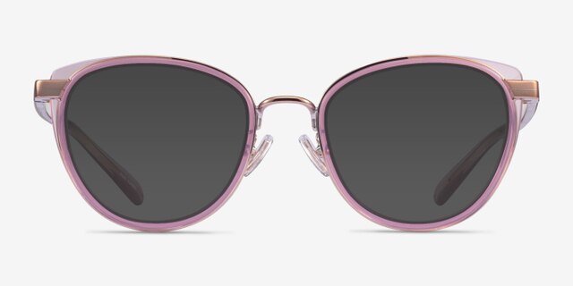 Coach HC5154 Transparent Pink AcetateEyeglass Frames from EyeBuyDirect, with Tinted Lenses