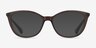 Ralph RA7114 Brown MetalEyeglass Frames from EyeBuyDirect, with Tinted Lenses