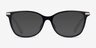 Swarovski SK2010F Noir AcétateMontures de lunettes de vue d'EyeBuyDirect, Avec des Verres Teintés