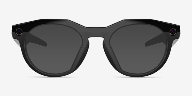 Oakley Meta HSTN Shiny Black Plastic from EyeBuyDirect, with Tinted Lenses